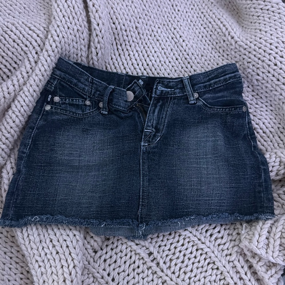 victoria beckham denim miniskirt